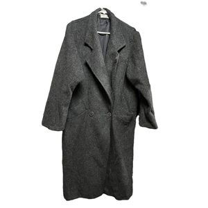 vintage ashley Scott gray wool trench coat size XL no ❤️MOVING SALE🔥❤️